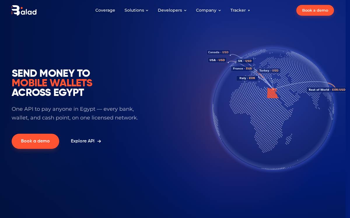 BALAD CORP website preview