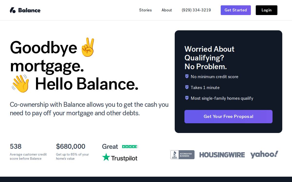 Balancehomes website preview