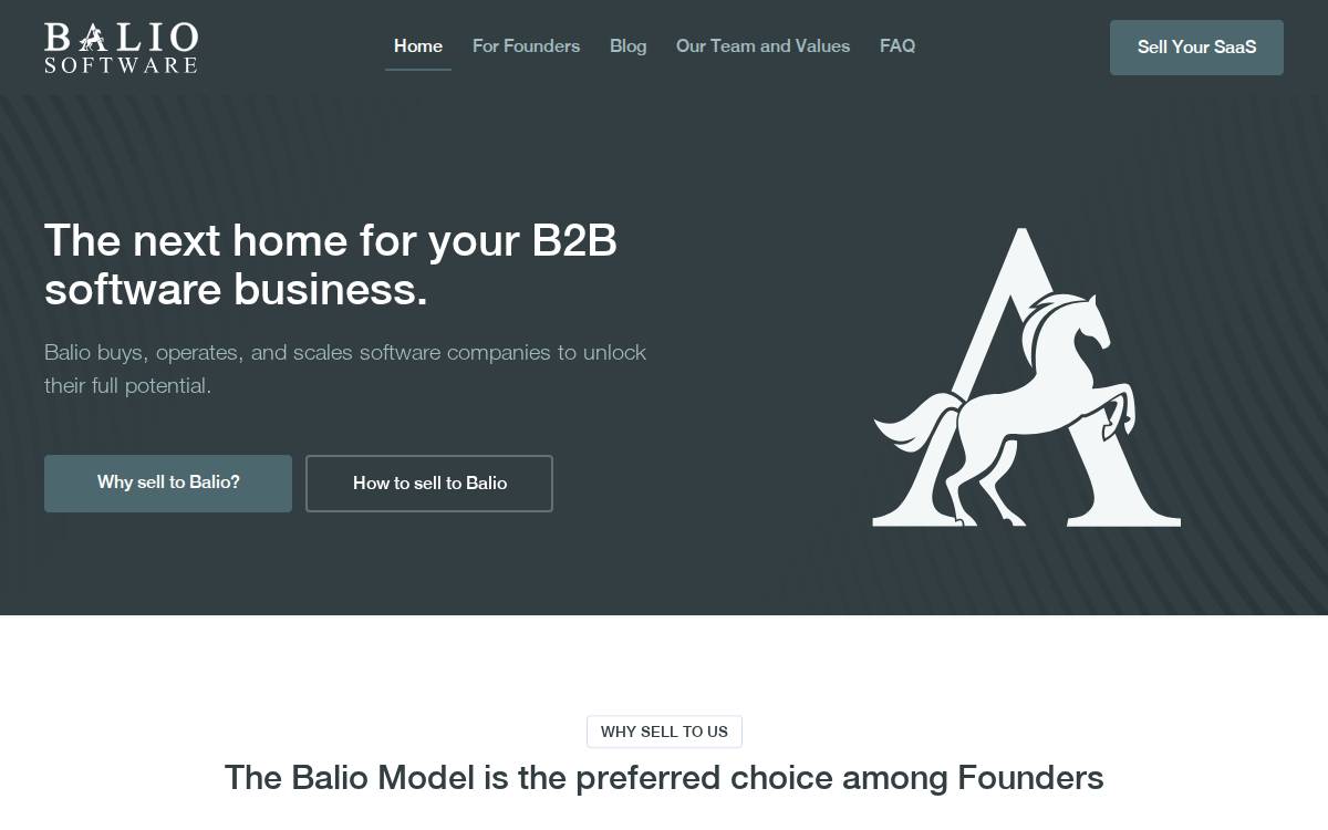 Baliohq website preview