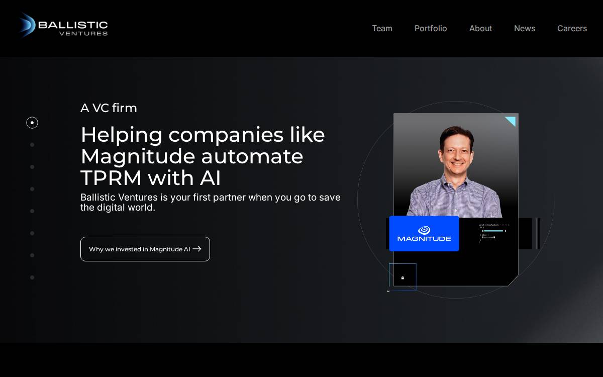 Ballisticventures website preview