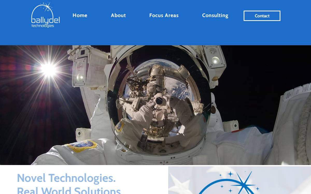 Ballydel Technologies website preview