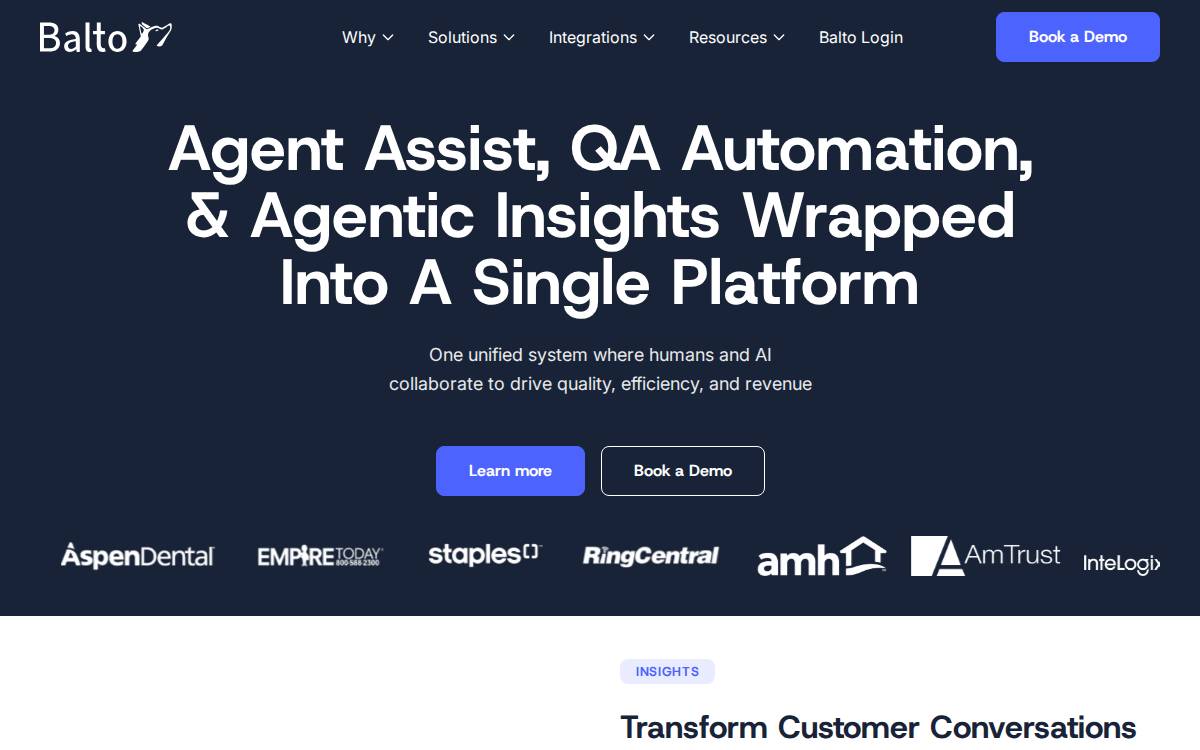 Baltosoftware website preview