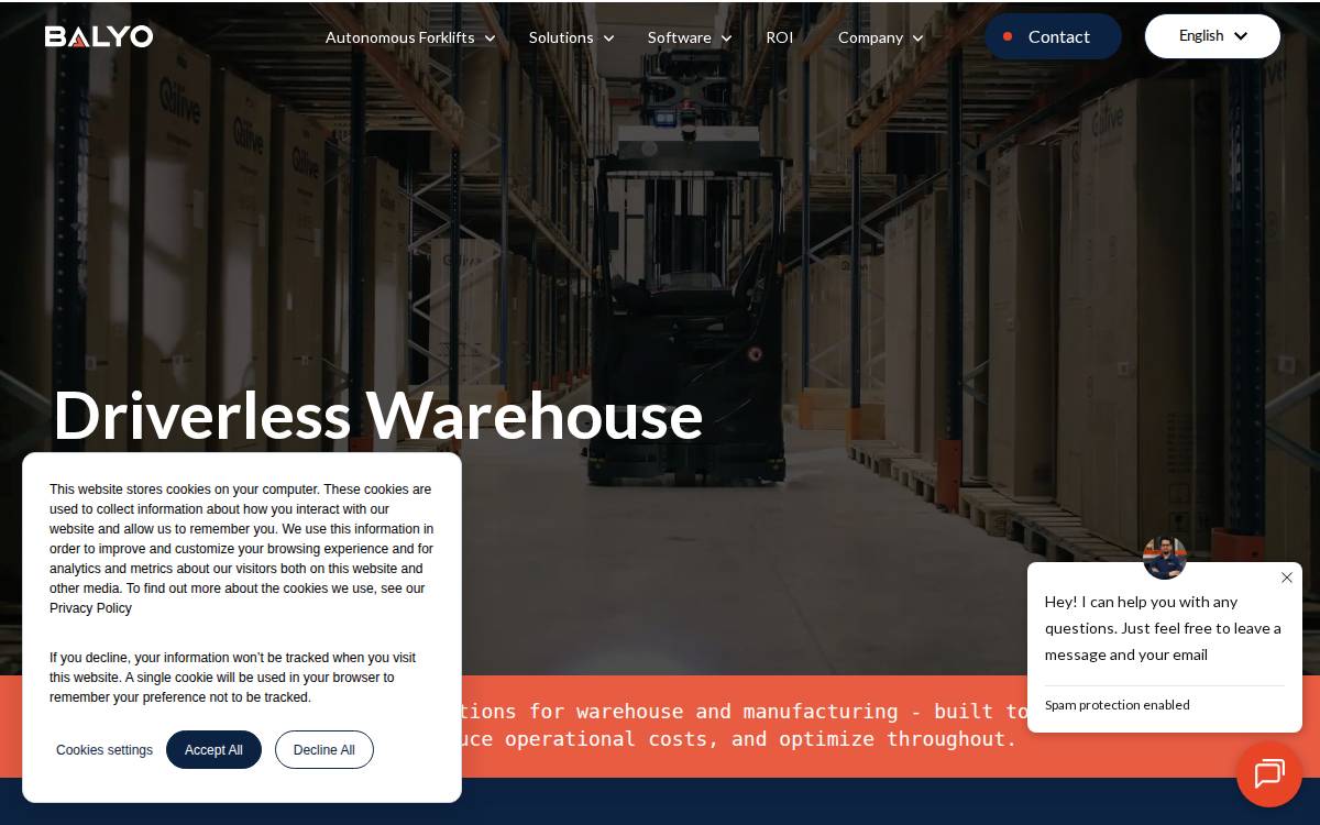 Balyo website preview