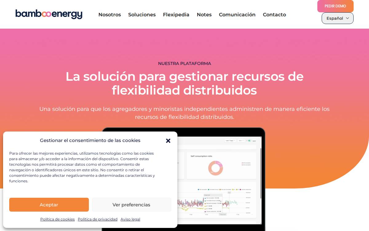 Bamboo Energy website preview