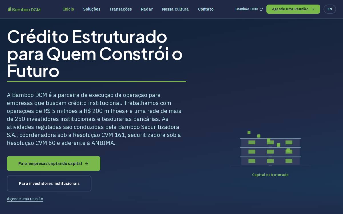 Bamboodcm website preview