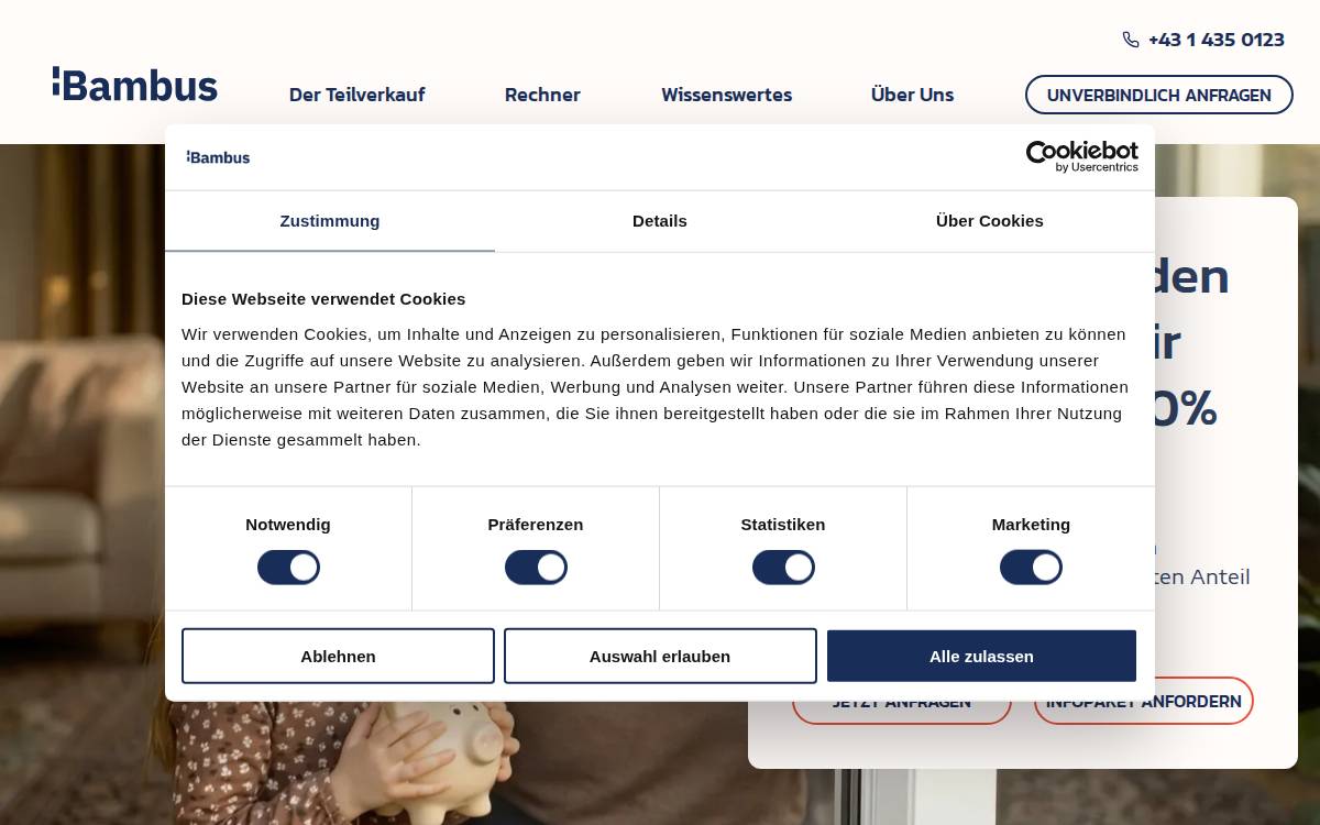 Bambus website preview