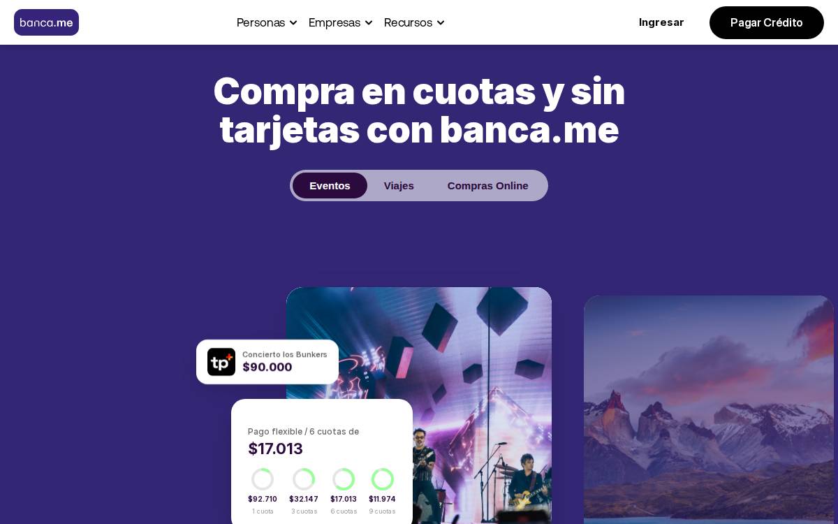 Banca.Me website preview