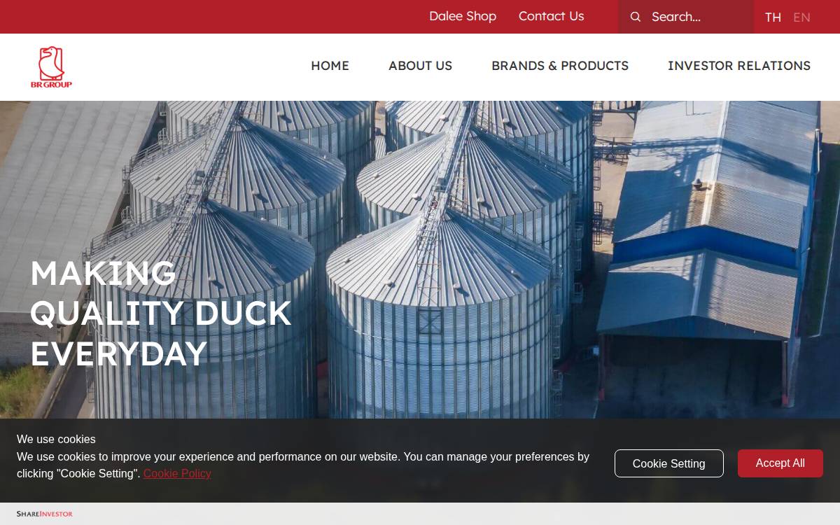 Bangkok Ranch website preview