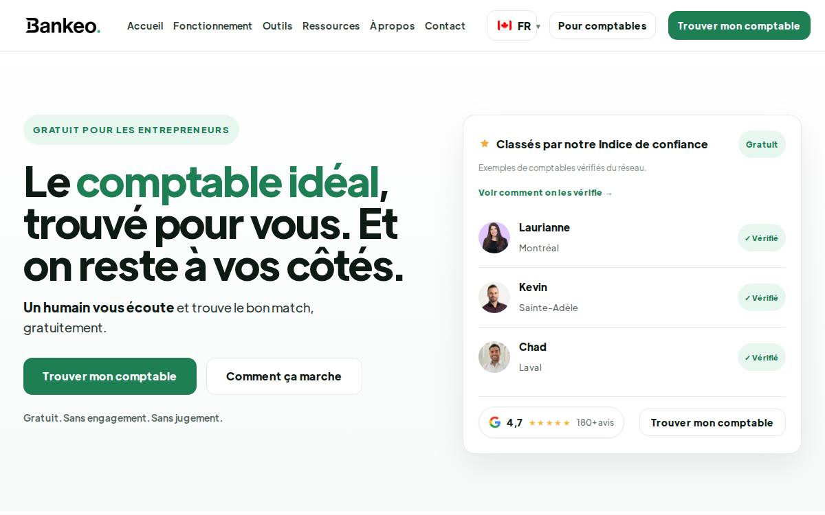 Bankeo website preview