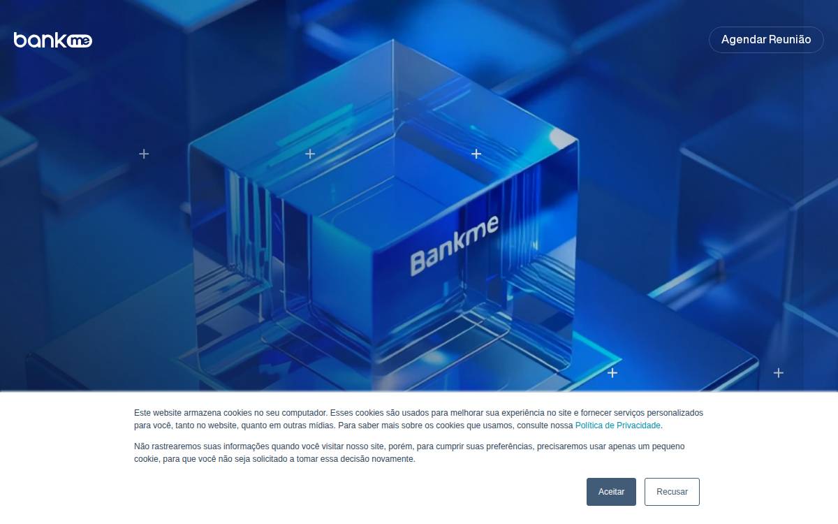 Bankme website preview