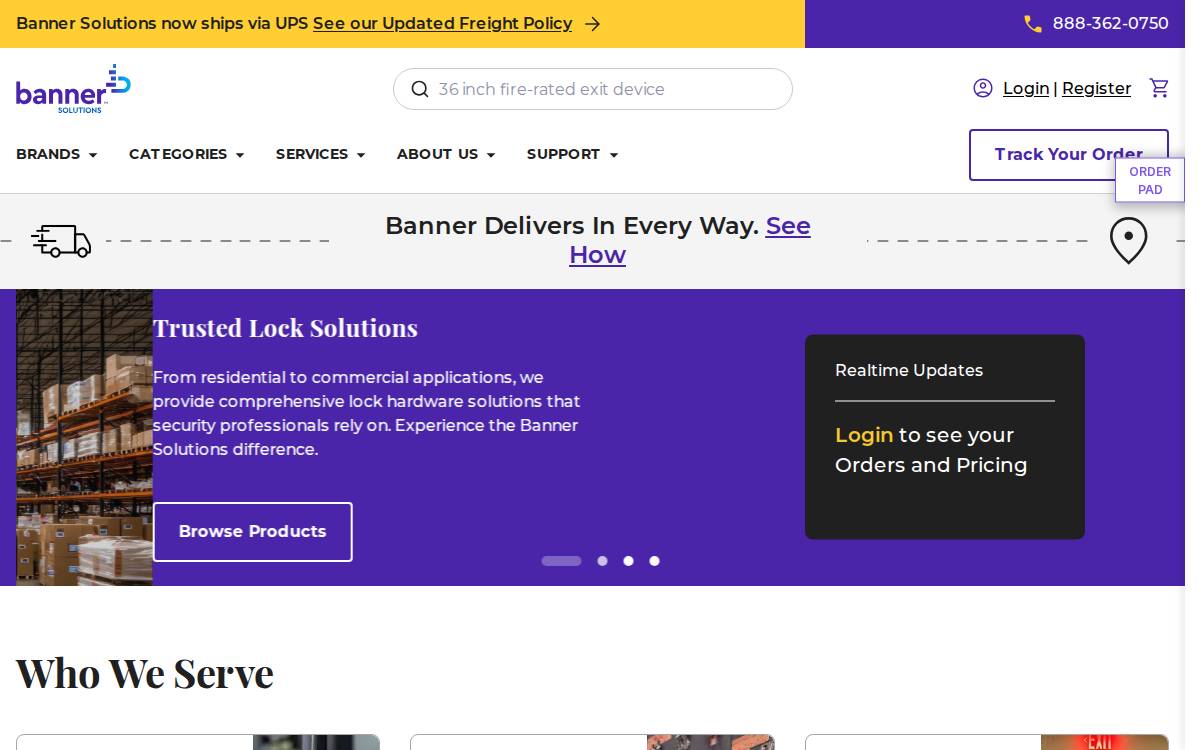Bannersolutions website preview