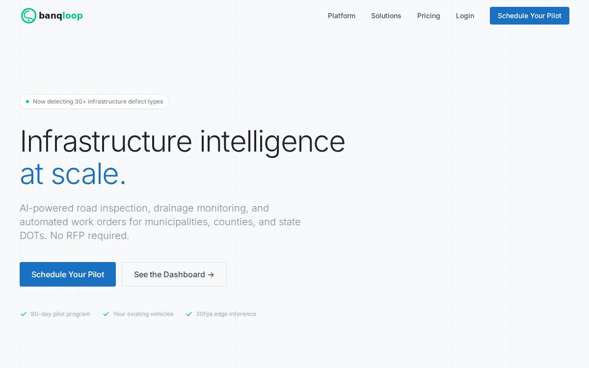 BANQloop website preview