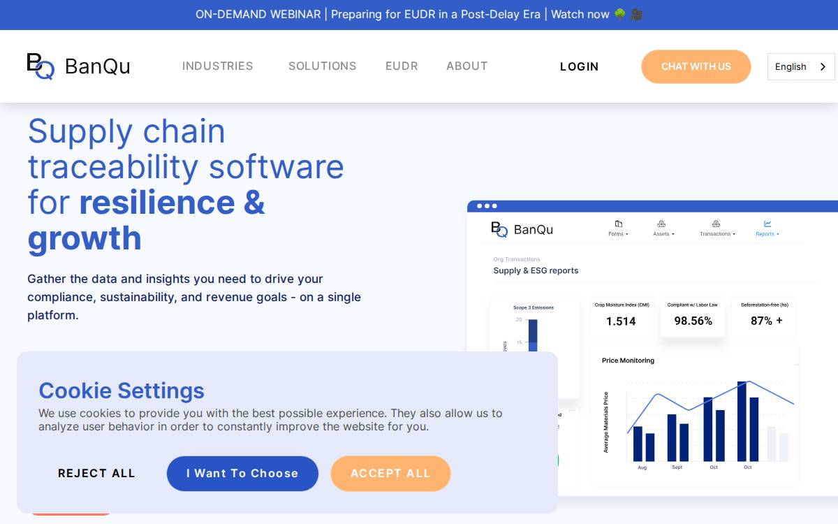 BanQu website preview
