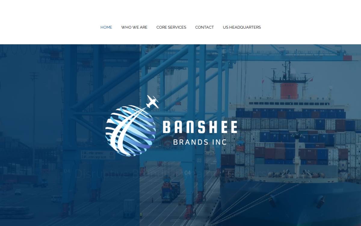 Banshee Brands website preview