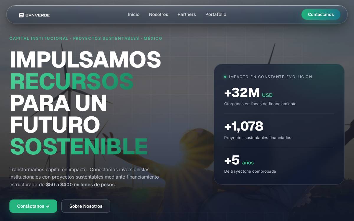 Banverde website preview