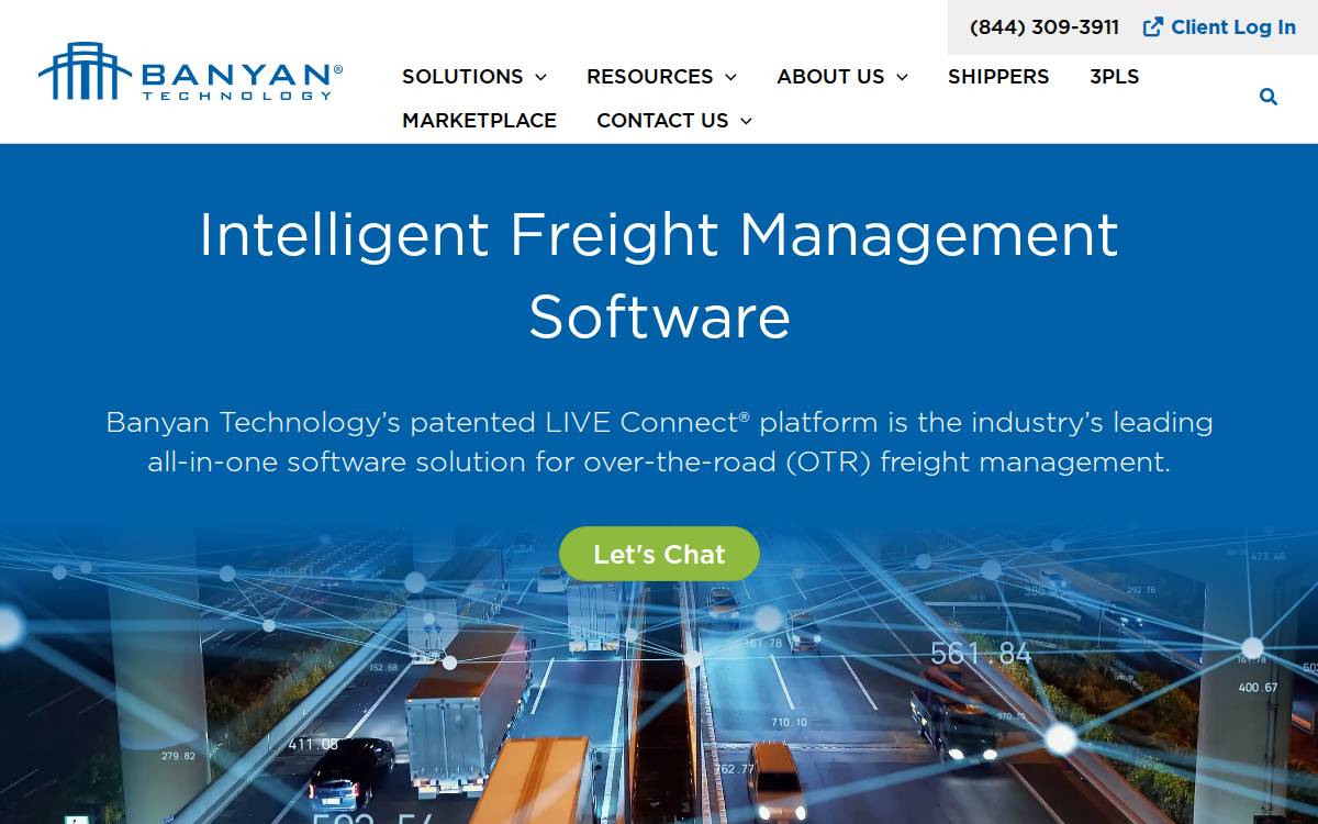 Banyan Technology website preview