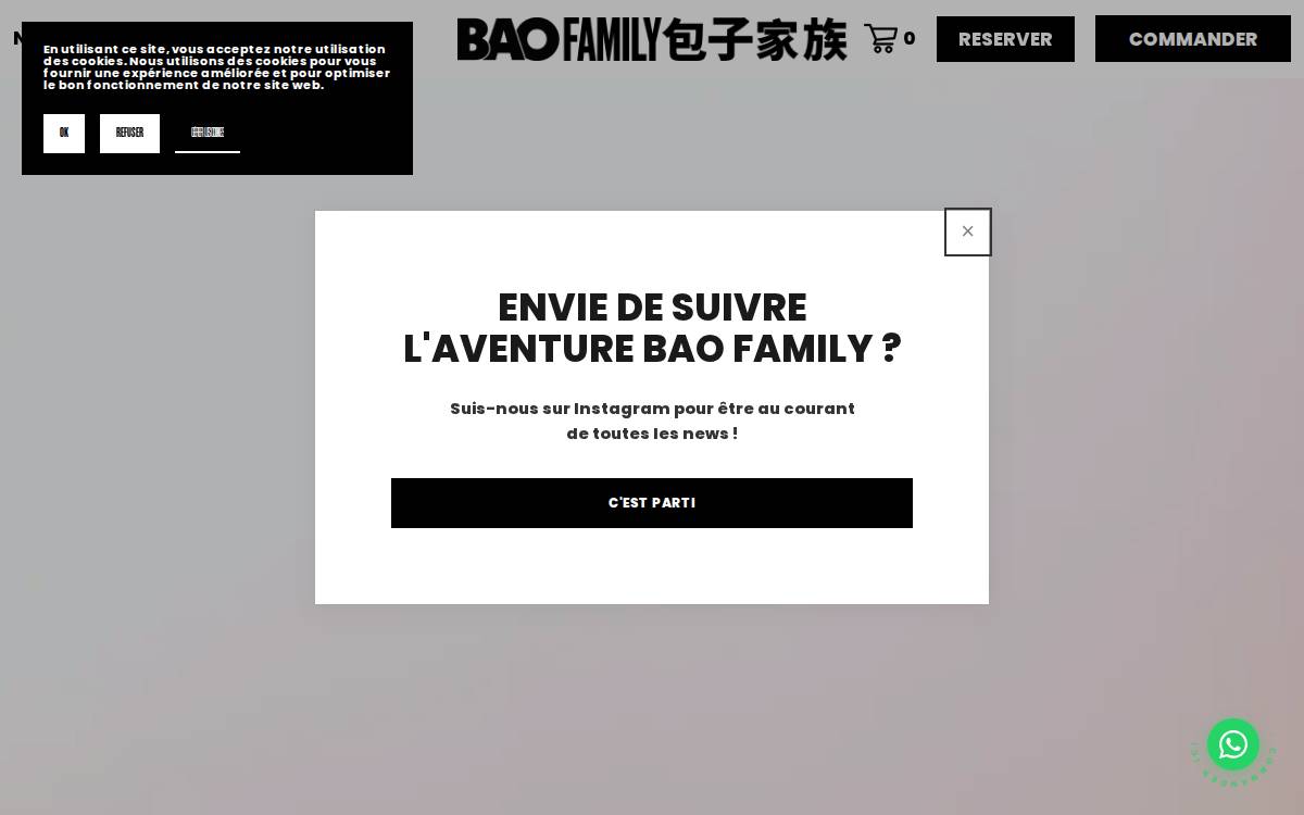 Bao Family website preview