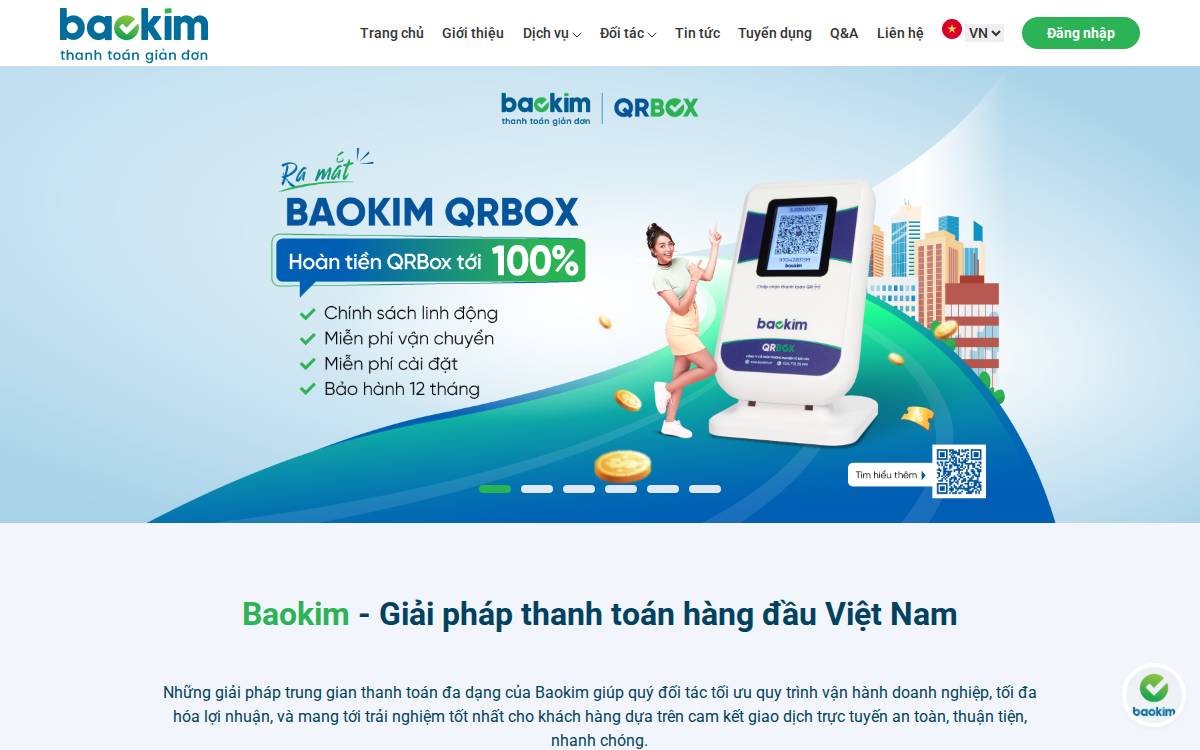 BaoKim website preview