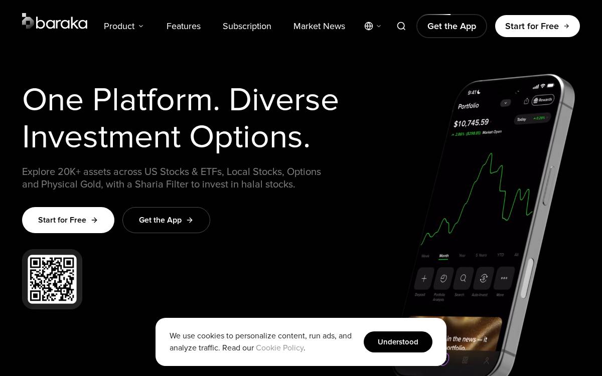 Baraka website preview