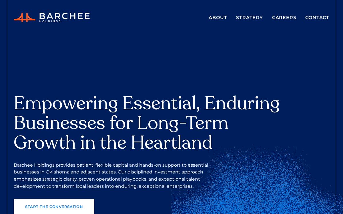 Barchee Holdings website preview