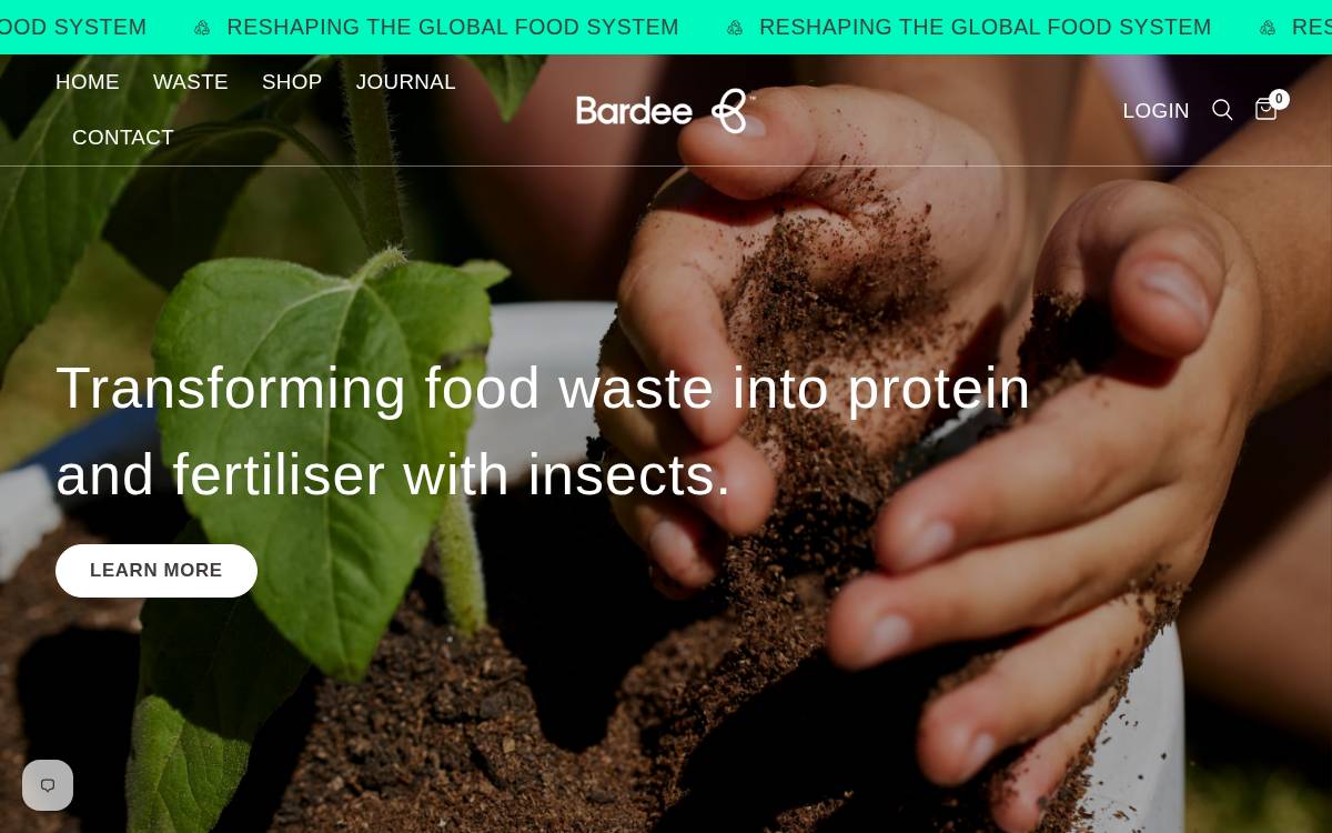 Bardee website preview