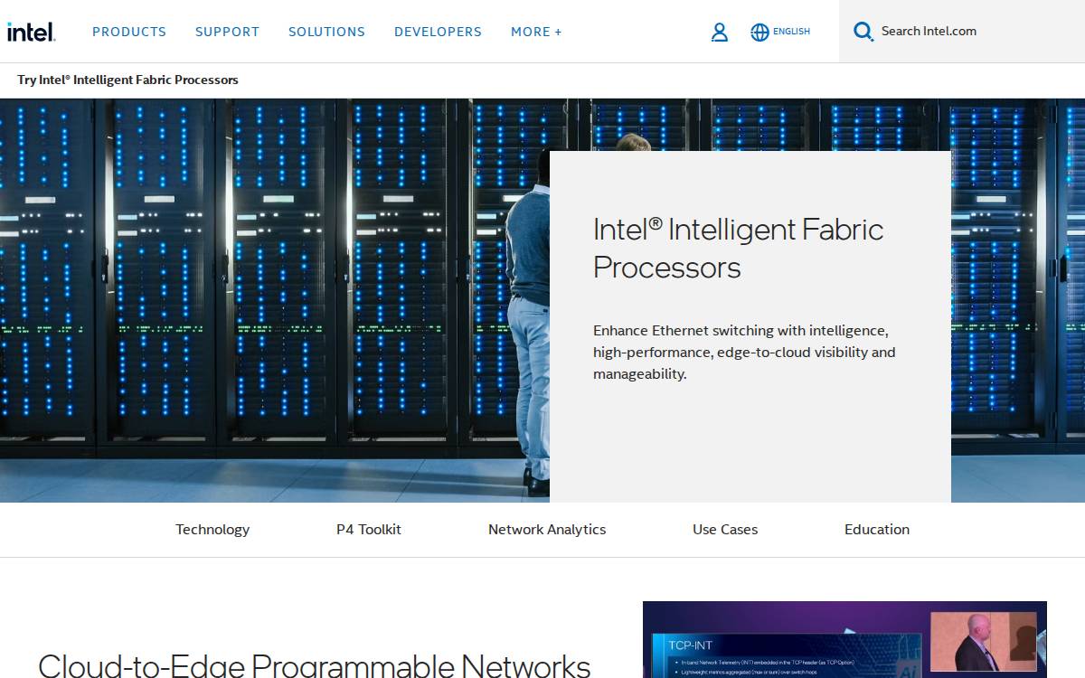Barefoot Networks website preview