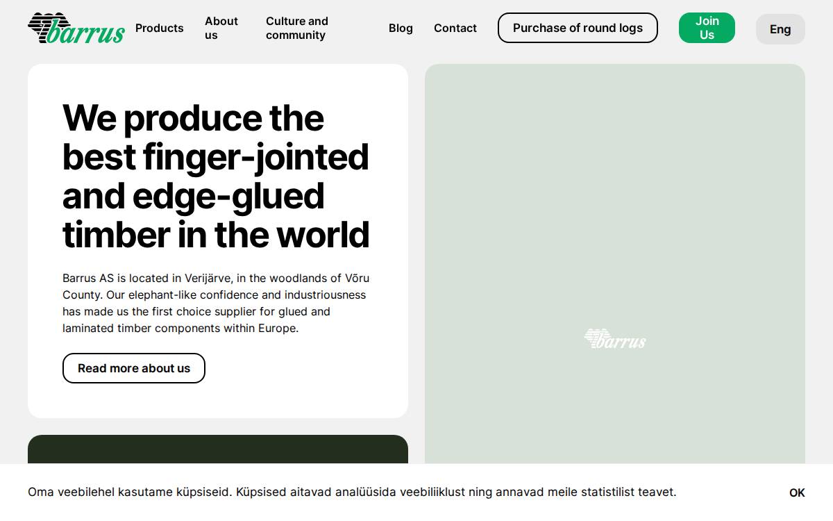 Barrus website preview