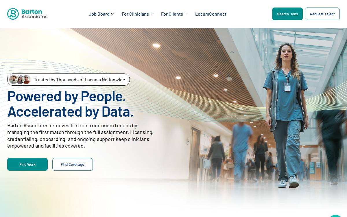 Barton Associates website preview