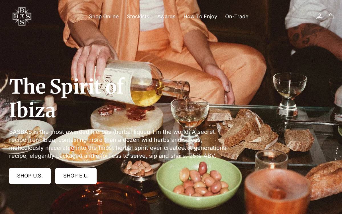 Basbas website preview