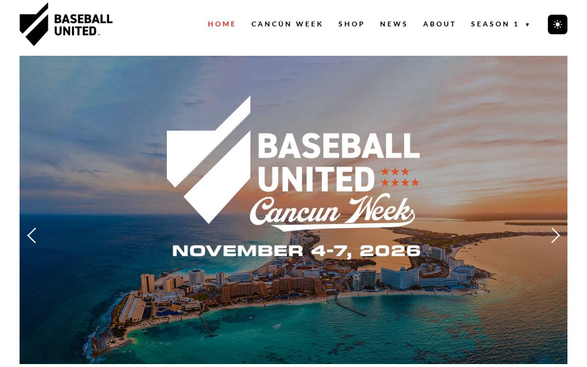 Baseball United website preview