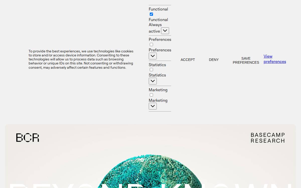 Basecamp website preview