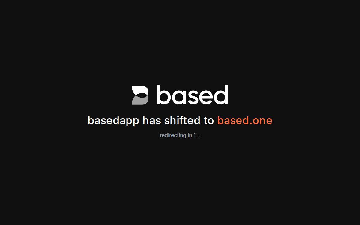 BasedApp website preview