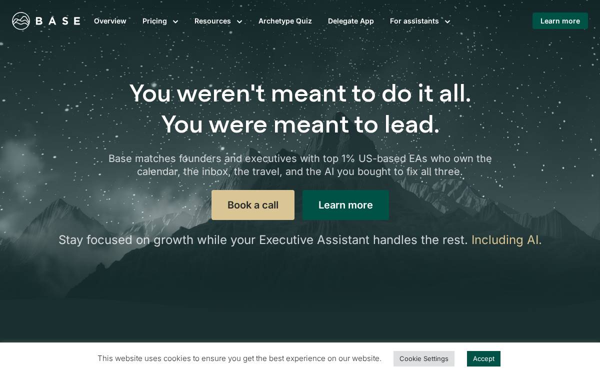 Basehq website preview