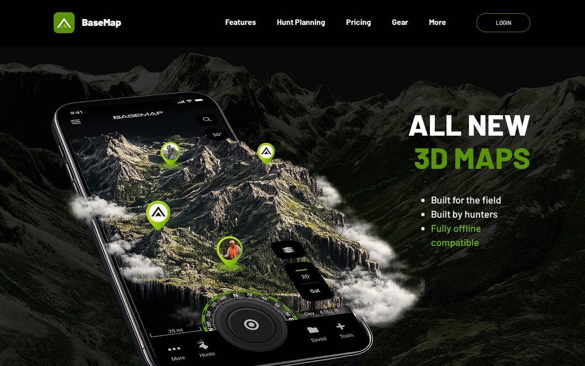 BaseMap website preview