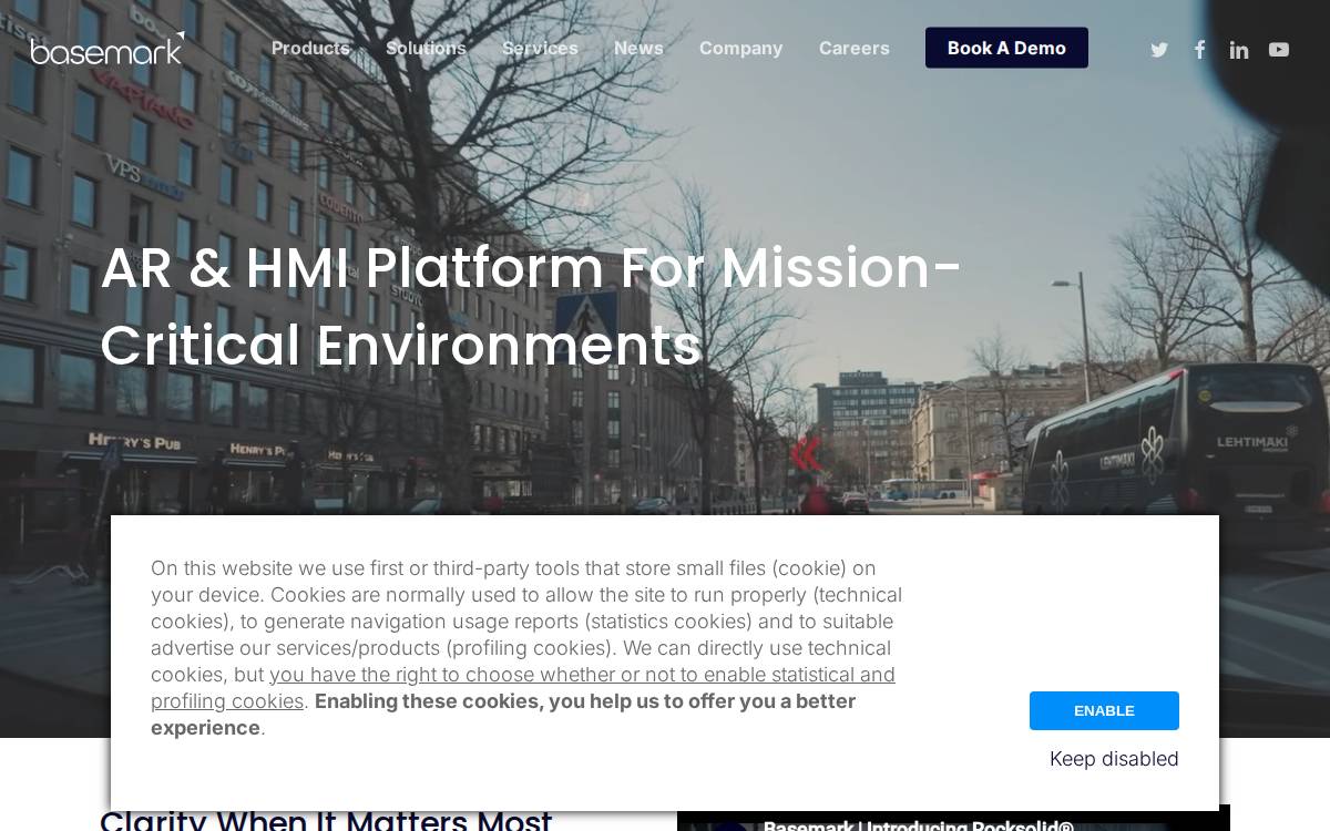 Basemark website preview