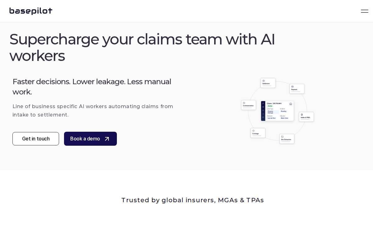 Basepilot website preview
