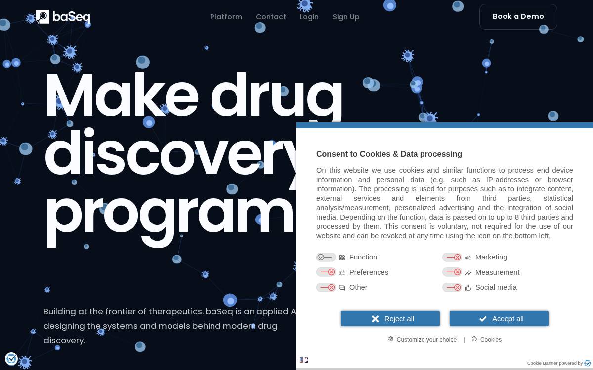 baSeq website preview