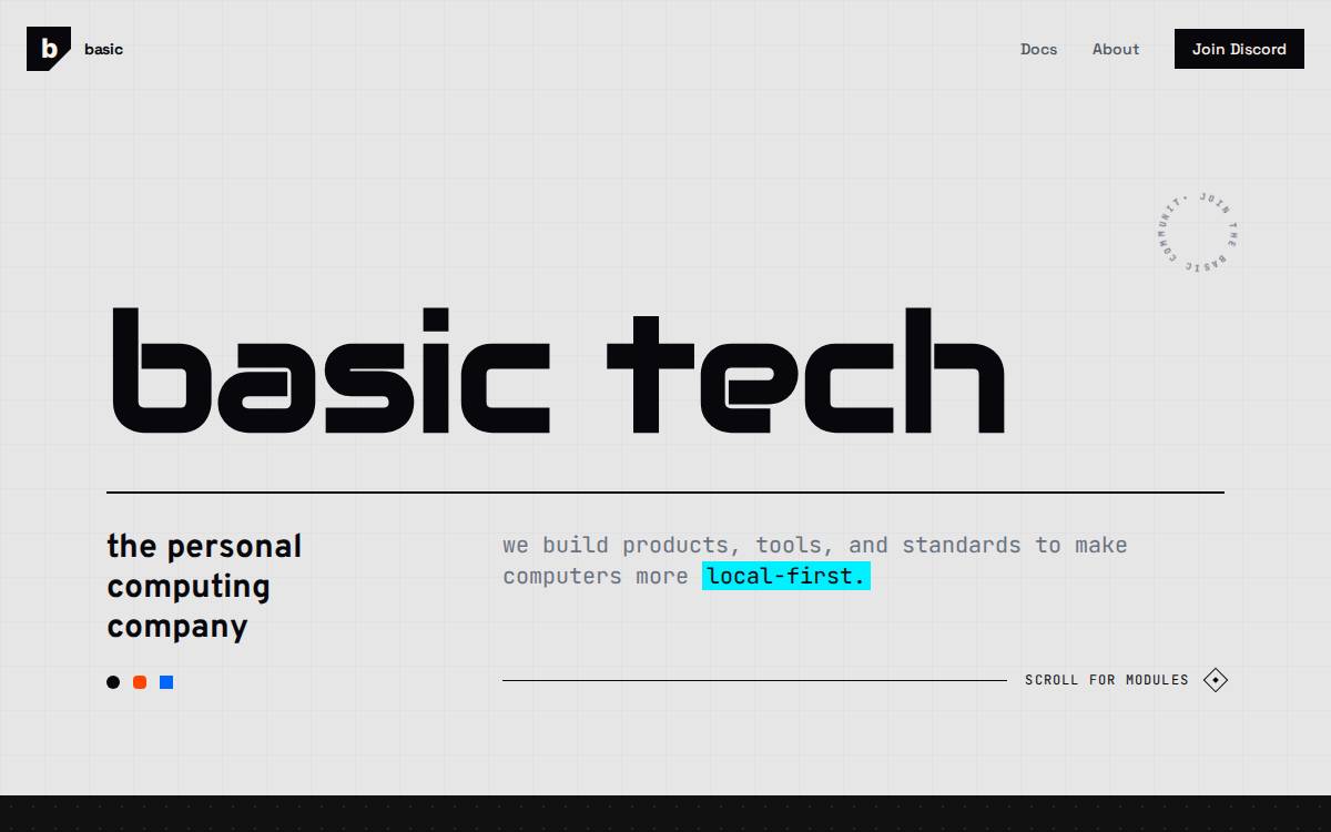Basic website preview