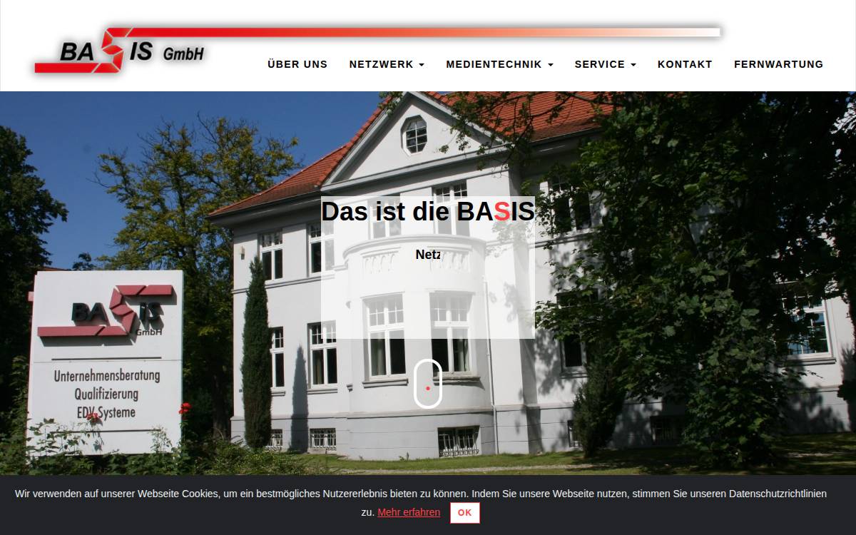 Basis Wismar website preview
