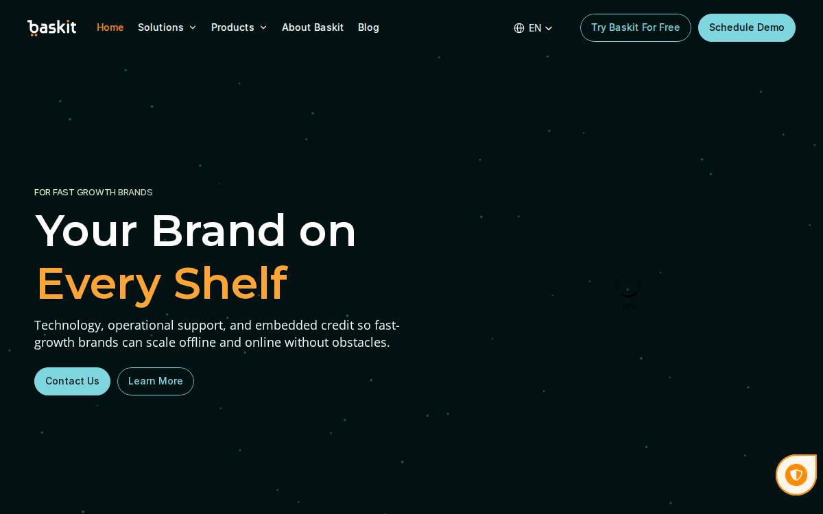 Baskit website preview