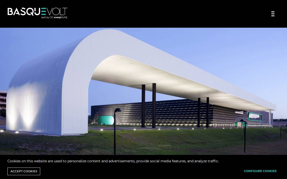 Basquevolt website preview