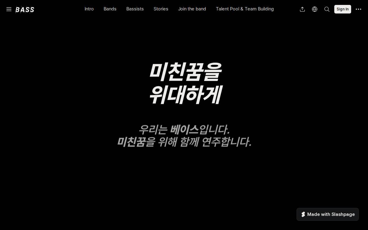 Bass Investment website preview