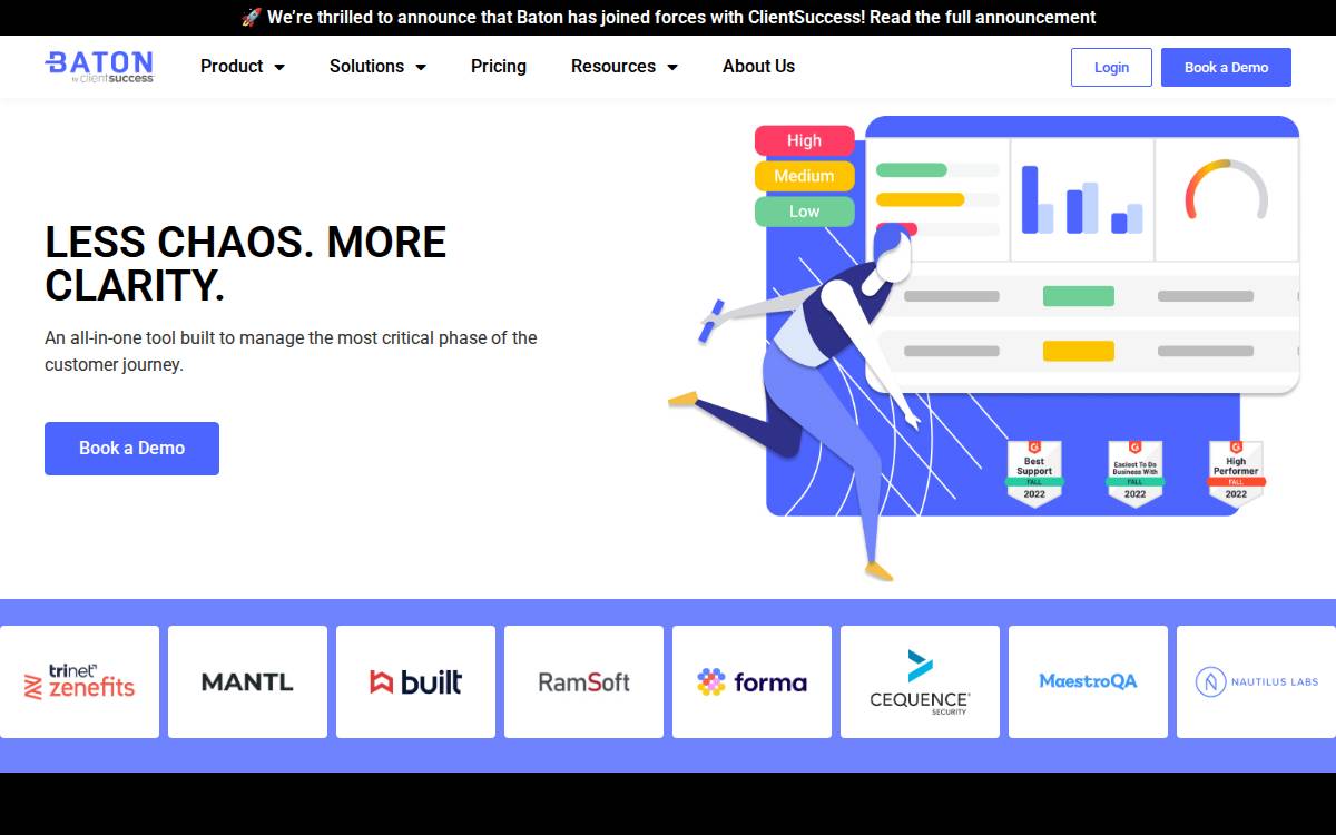 Baton website preview