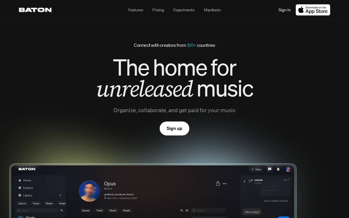 Baton Media website preview