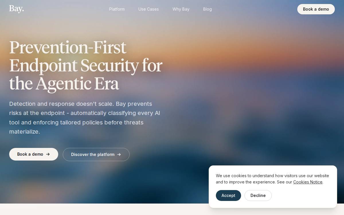 Bay website preview