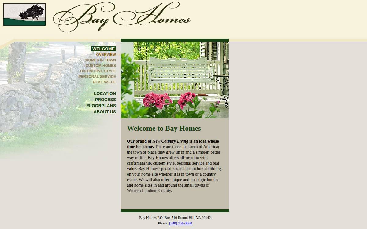 Bay website preview
