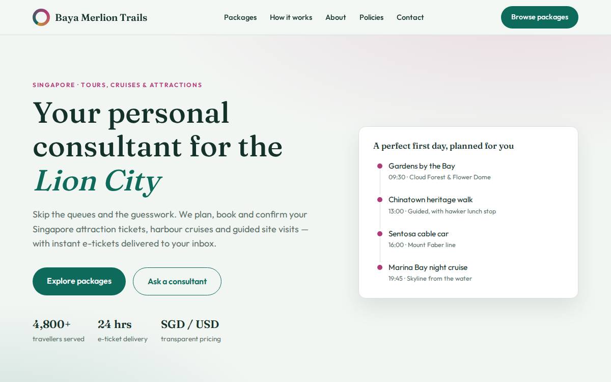 Baya website preview