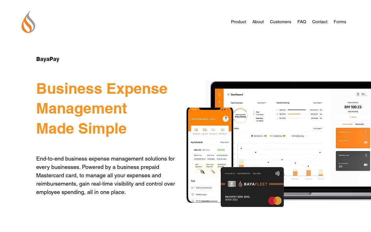 BayaPay Sdn website preview