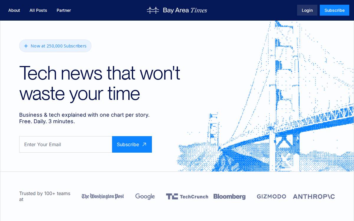 Bay Area Times website preview