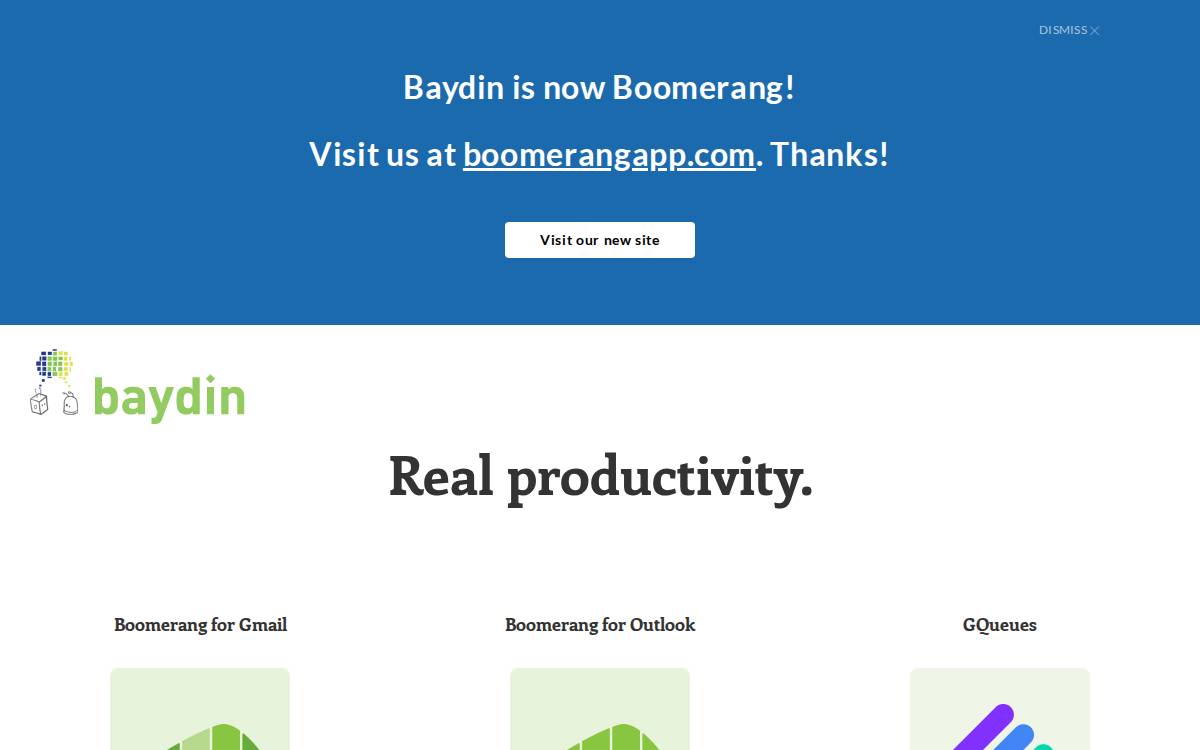 Baydin website preview